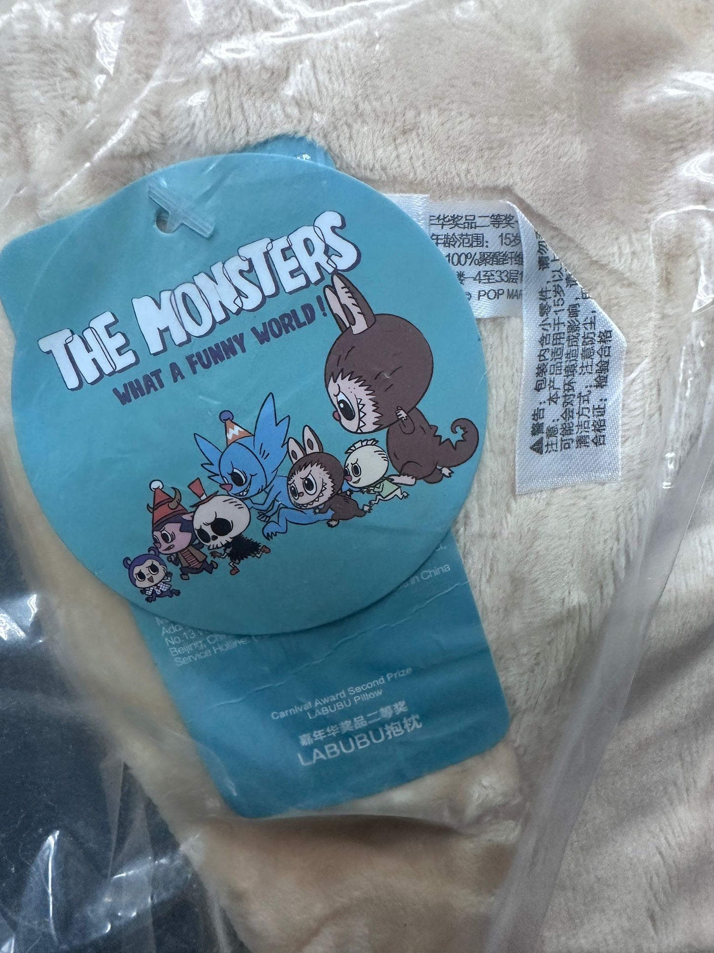 現貨 POP MART 樂園限定 LABUBU CUSHION