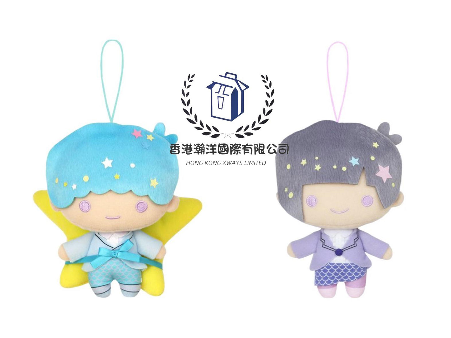 日本直送 SANRIO 蒼井翔太 Shouta Aoi x Little twin stars Kiki / 蒼井翔太 雙子星 吊飾公仔