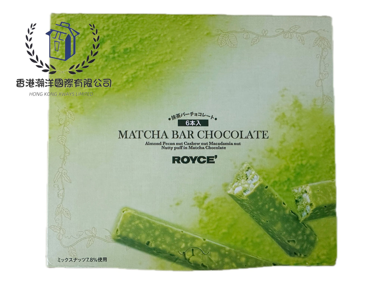 預訂 日本直送 ROYCE' 朱古力棒 抹茶味 6條入 【平行進口】