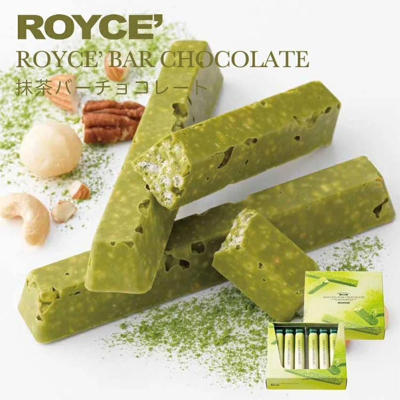 預訂 日本直送 ROYCE' 朱古力棒 抹茶味 6條入 【平行進口】