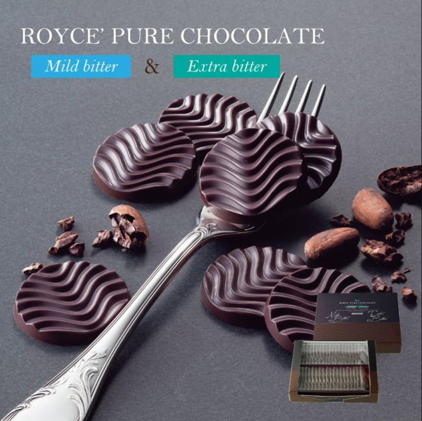 預訂 日本直送 ROYCE' 純朱古力片 純巧克力 微苦&特苦 40片入 送禮首選 平行進口 每星期六截單