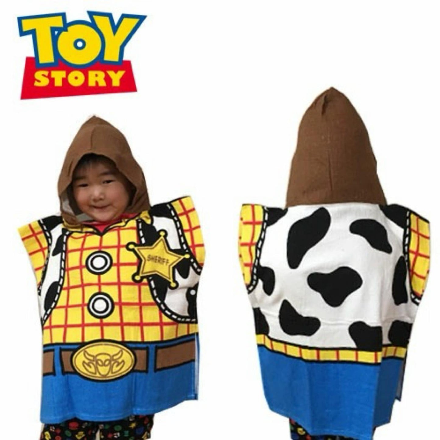 DISNEY TOY STORY 玩具總動員連帽 角色扮演 兒童毛巾