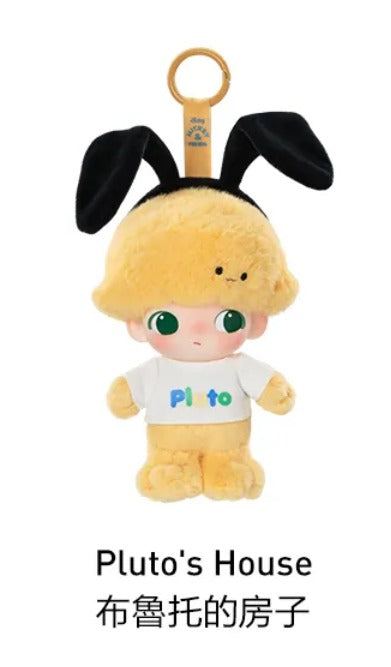 DIMOO WORLD × 迪士尼系列-搪膠毛絨鑰匙圈盲盒 Daisy / Pluto's /Chip and Dale /Minnie's Balloon