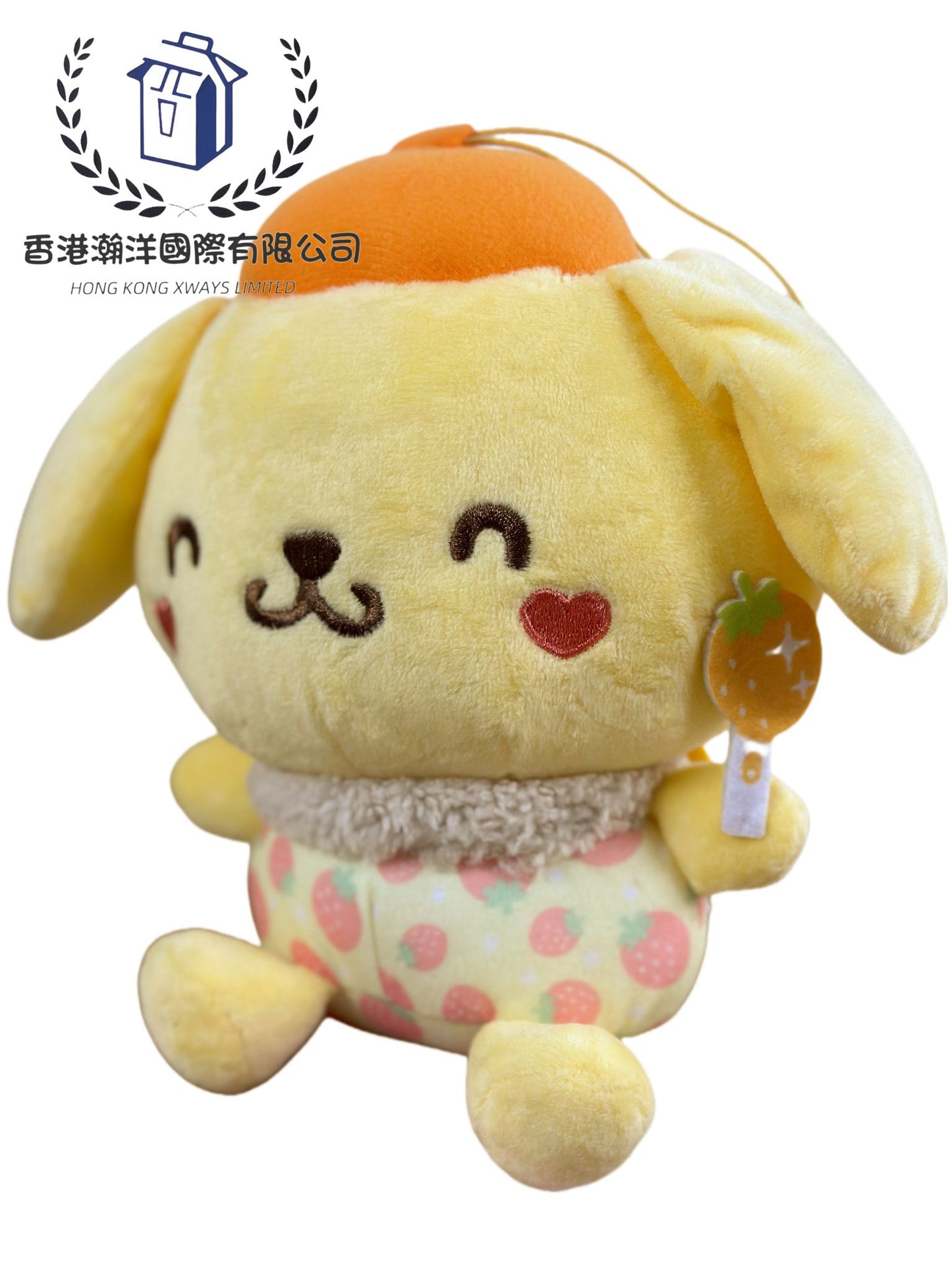 Sanrio 可愛 草莓 布甸狗 POMPOMPURIN