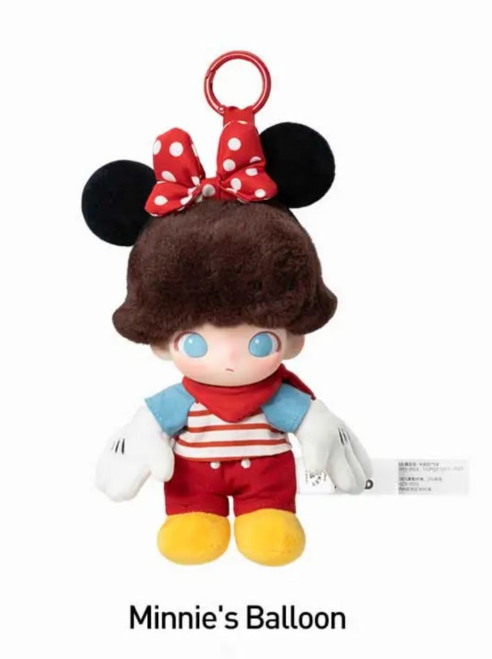 DIMOO WORLD × 迪士尼系列-搪膠毛絨鑰匙圈盲盒 Daisy / Pluto's /Chip and Dale /Minnie's Balloon