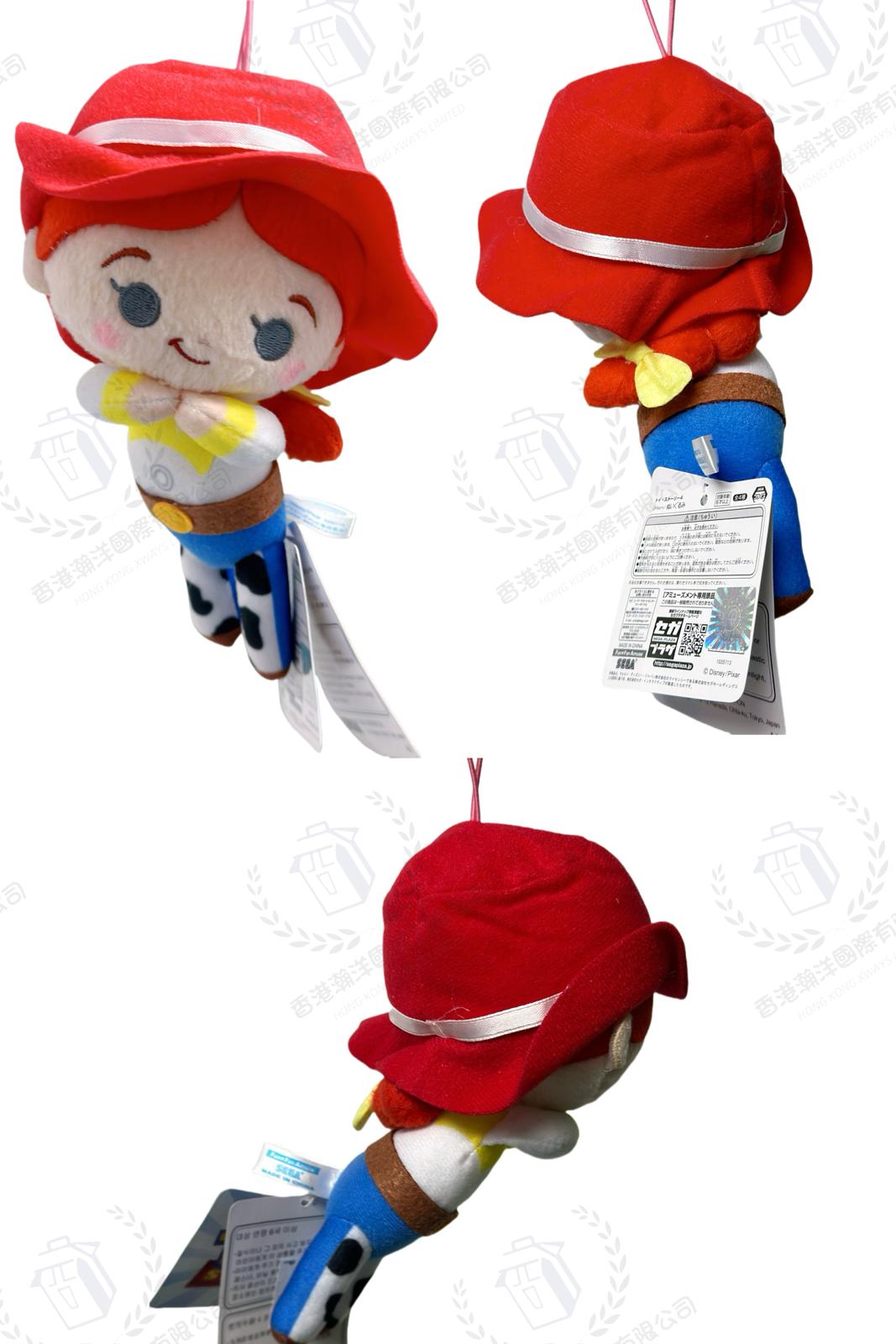 絕版 DISNEY Toy Story 玩具總動員 趴趴款 牧羊女寶貝Bo Peep / 翠絲 Jessie 掛飾公仔