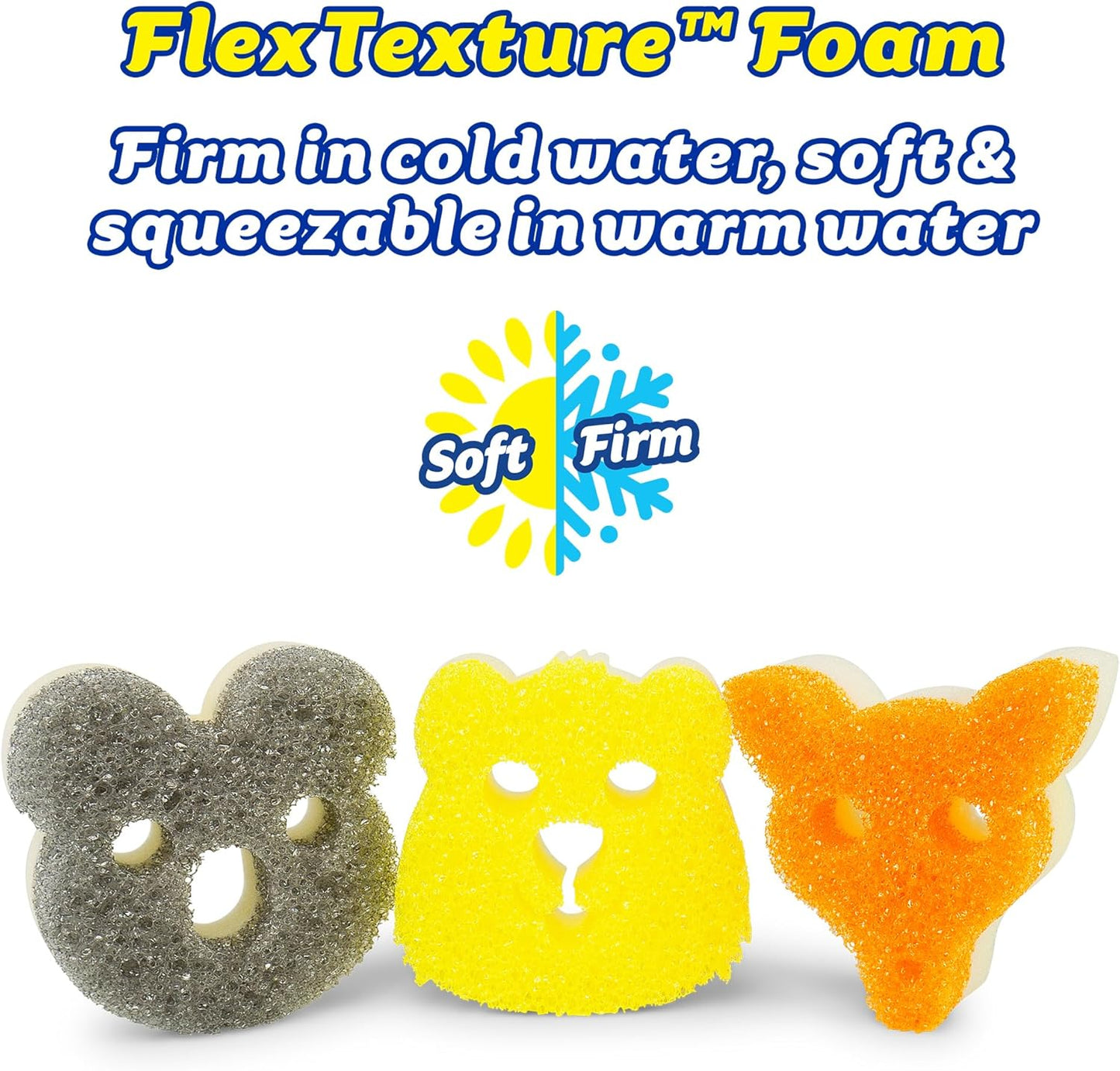 Limited Edition - Scrub Mommy Aussie Shapes 3 Pack 限量版-澳洲媽咪擦洗 3 件裝