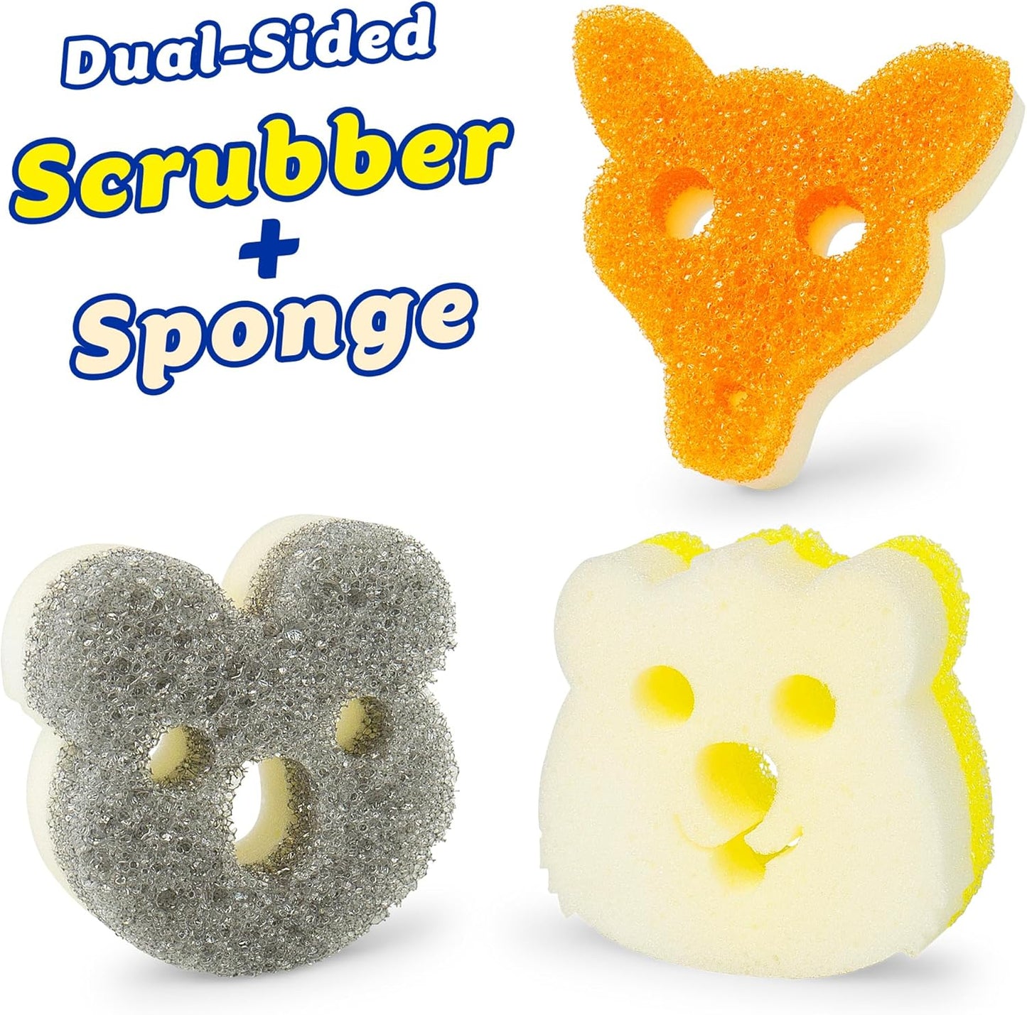 Limited Edition - Scrub Mommy Aussie Shapes 3 Pack 限量版-澳洲媽咪擦洗 3 件裝