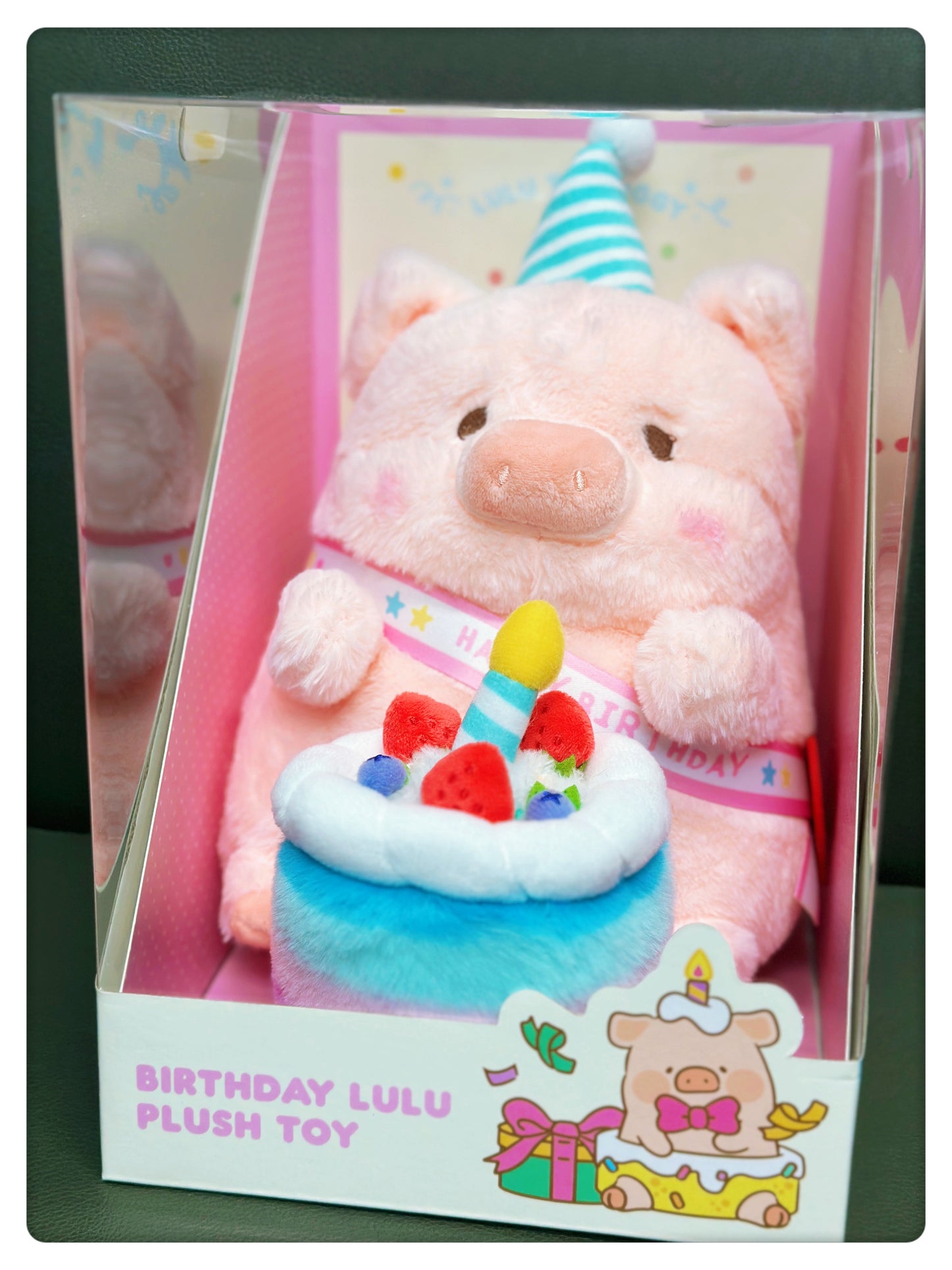 全新 正版 期間限定 會播音樂的 罐頭豬 生日lulu 豬 Birthday LuLu 生日禮物