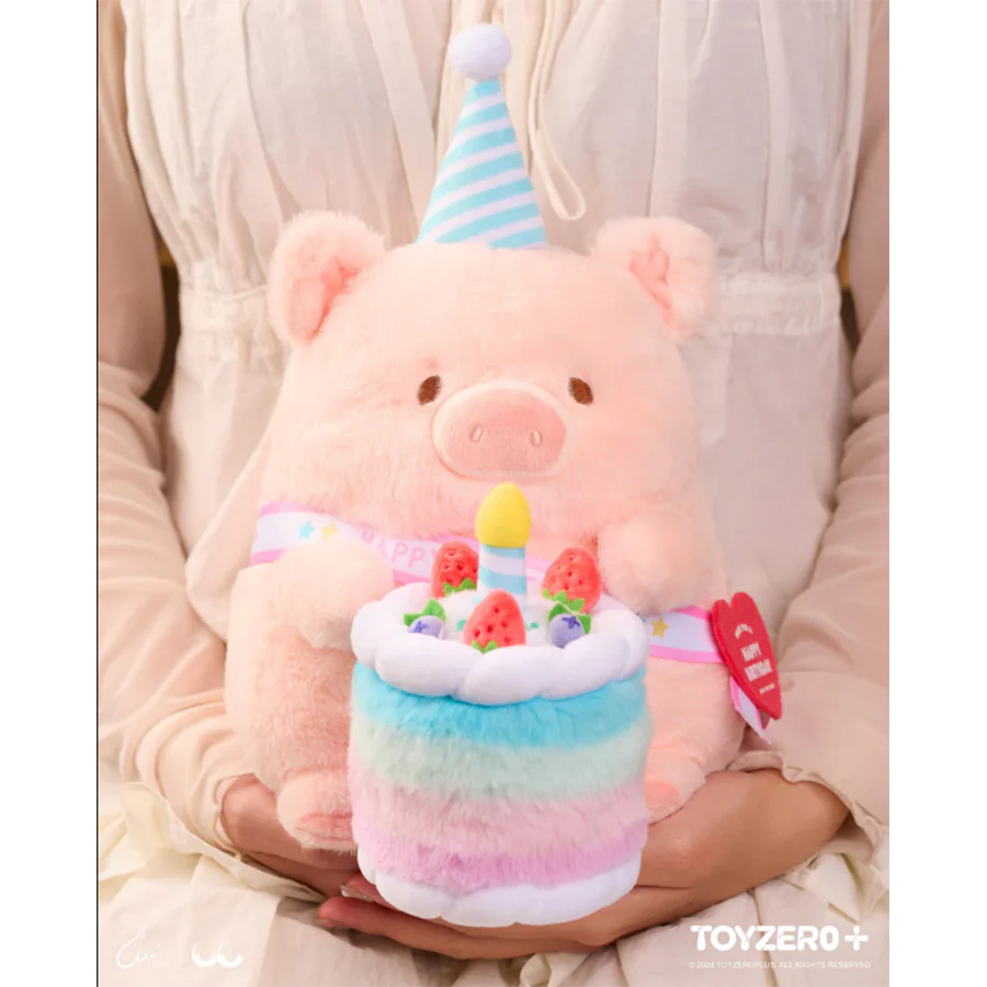 全新 正版 期間限定 會播音樂的 罐頭豬 生日lulu 豬 Birthday LuLu 生日禮物