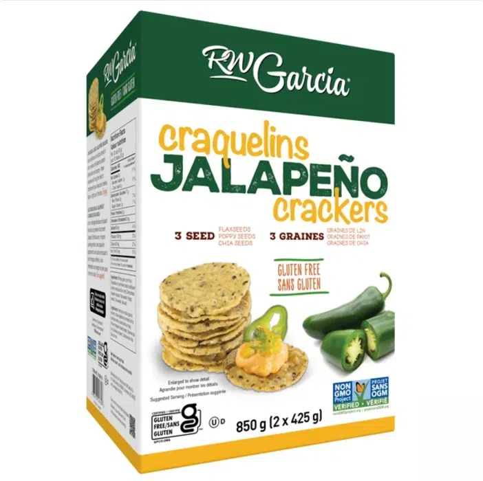 現貨 加拿大直送 RW GARCIA JALAPEÑO CRACKERS 墨西哥辣椒餅乾 2X425G 【平行進口】