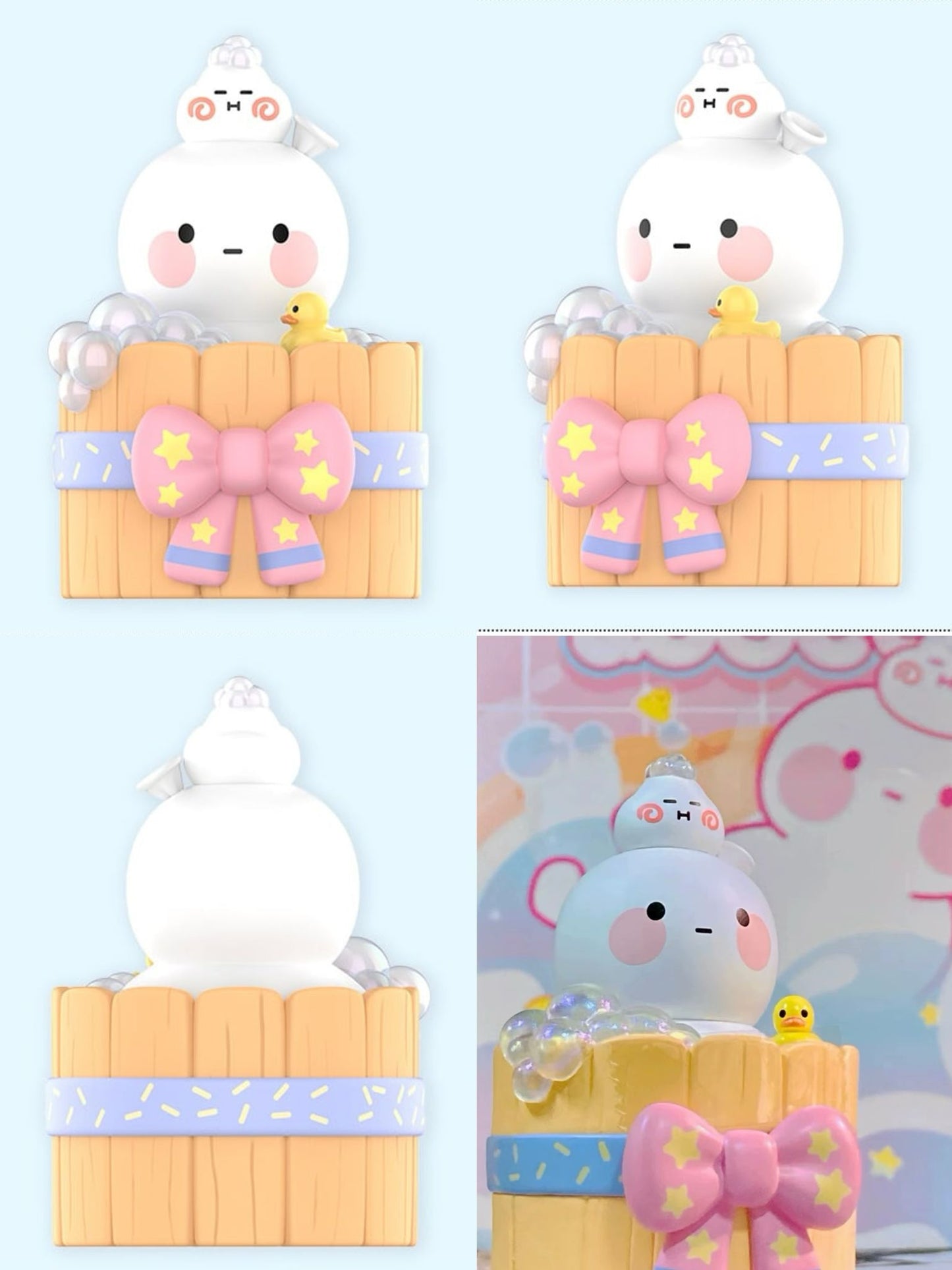 全新 Pop Mart 泡泡瑪特限定版手辦 - Bobo&Coco 輕鬆一下