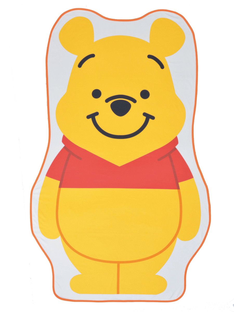 Disney Winnie the Pooh 小熊維尼 立體剪裁薄款大毛毯