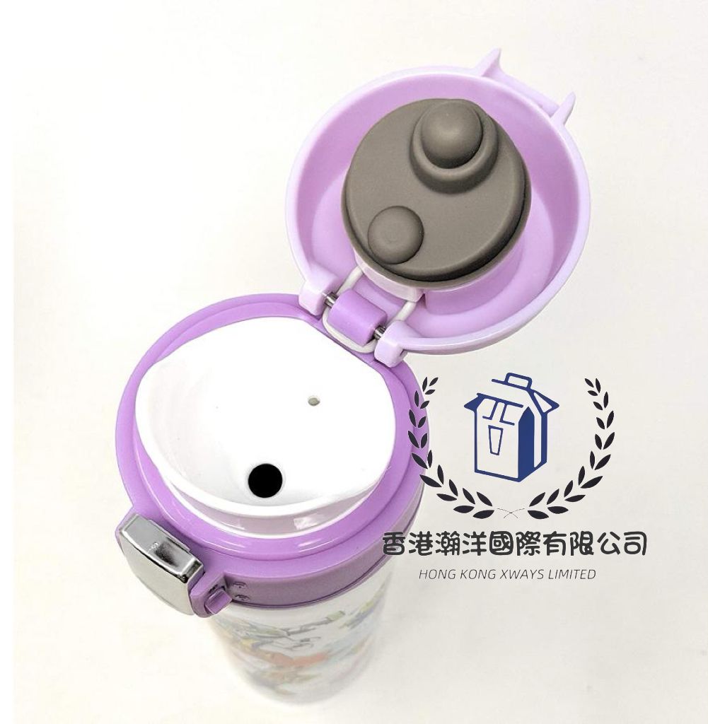 DISNEY TOY STORYT 玩具總動員 一鍵直飲不鏽鋼瓶 保溫 保冷杯 480mL (紫色)
