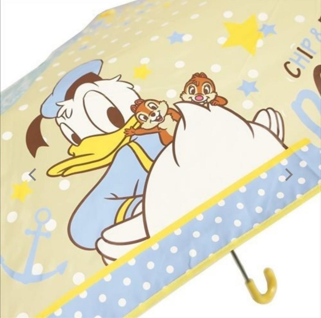 Disney Donald Duck chip and dale 迪士尼 唐佬鴨 鋼牙奇奇 與 大鼻帝帝 耐風骨架 折疊傘 縮骨遮 雨傘