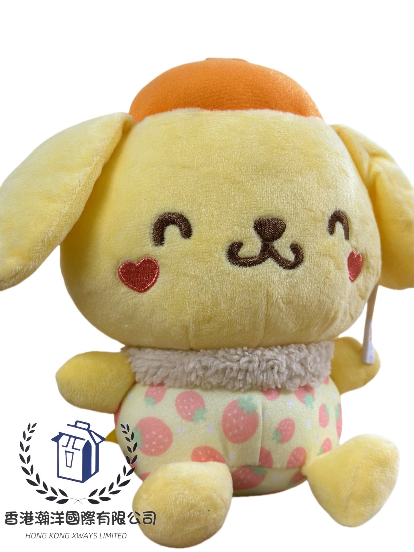 Sanrio 可愛 草莓 布甸狗 POMPOMPURIN