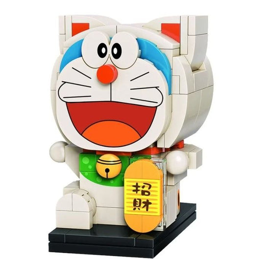 KEEPPLEY 招財貓 Doraemon 叮噹 多啦A夢 125pcs 積木 A0111