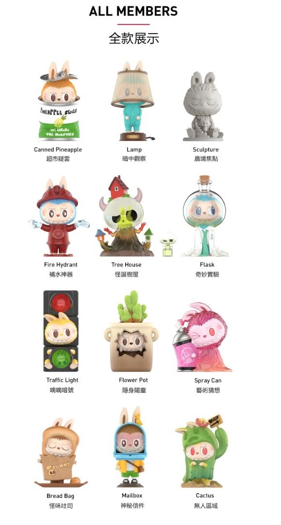 現貨 POP MART THE MONSTERS 看不見我系列手辦 盲盒