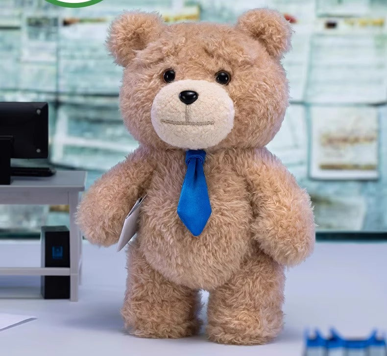 Ted2泰迪熊可動毛絨掛件 領結/領帶款