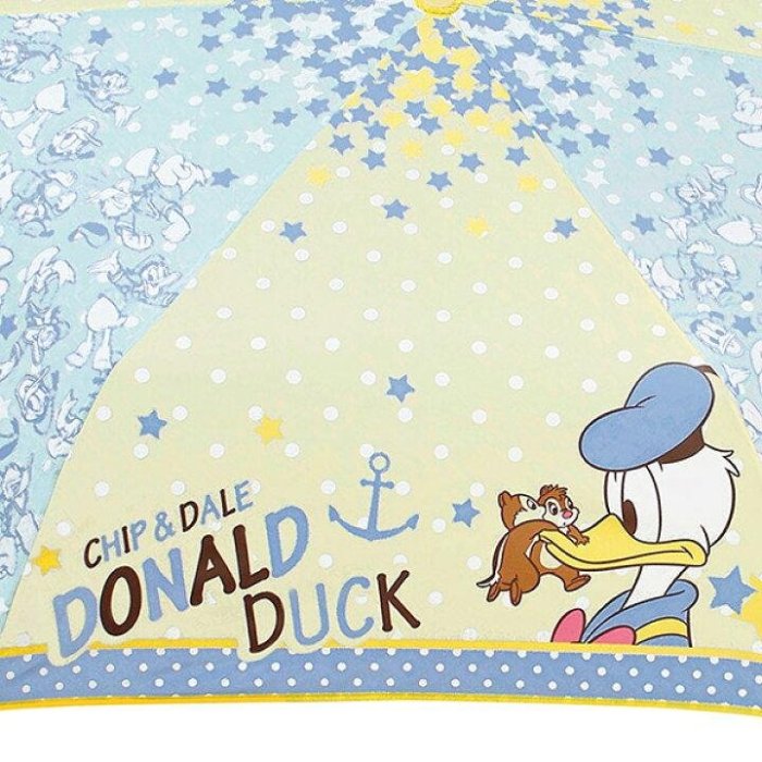 Disney Donald Duck chip and dale 迪士尼 唐佬鴨 鋼牙奇奇 與 大鼻帝帝 耐風骨架 折疊傘 縮骨遮 雨傘