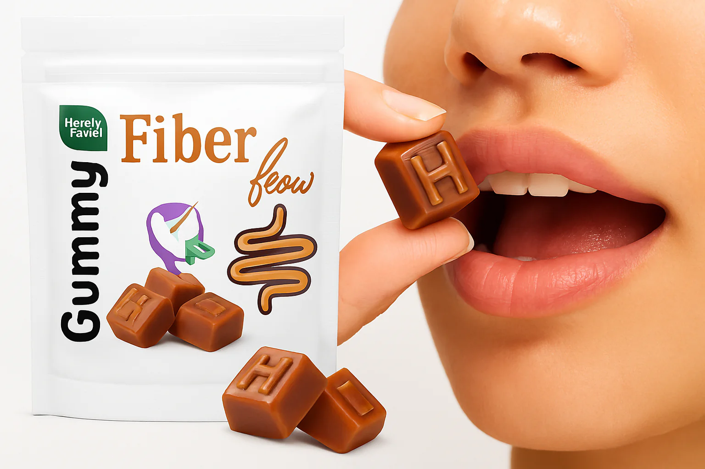 Handy Herb Fiber flow 纖維酵素軟糖 羅望子味 [平行進口]最佳食用期限：2027年2月25日