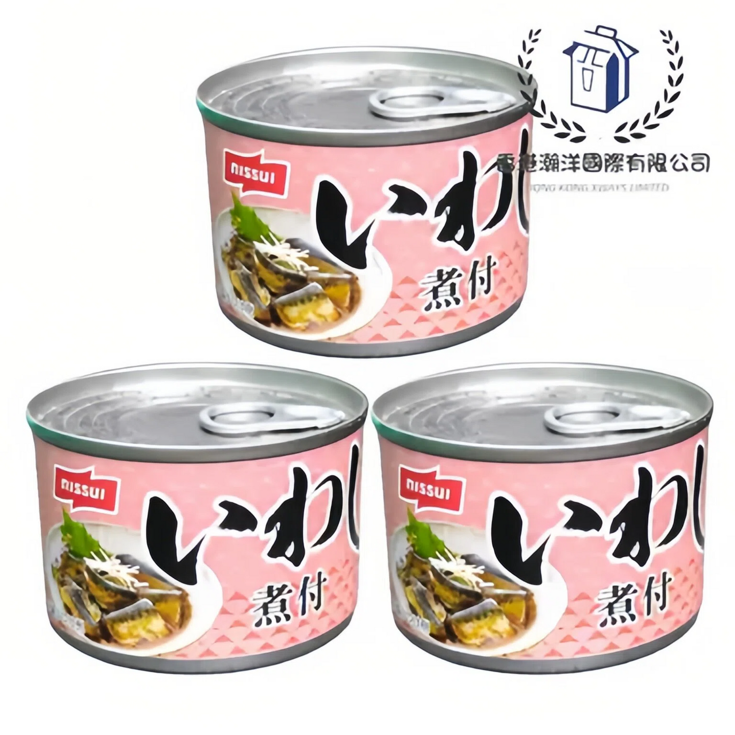 Nissui - 日水沙丁魚醬油風味罐頭 150g x3罐 【平行進口】賞味期限: 2028年1月