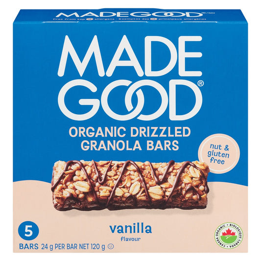 現貨 MadeGood 有機香草巧克力格蘭諾拉麥片棒 5x24克[平行進口]