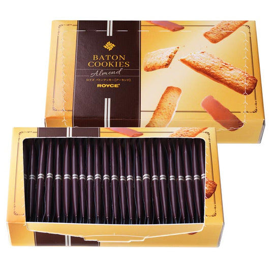 預訂 日本直送 期間限定 ROYCE' 曲奇棍 杏仁碎25片入 送禮首選 平行進口 每星期六截單