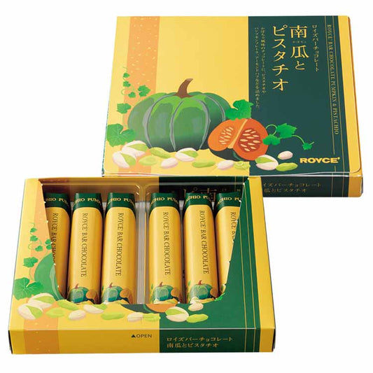 預訂 日本 Royce 秋季限定 巧克力棒[南瓜開心果][平行進口]