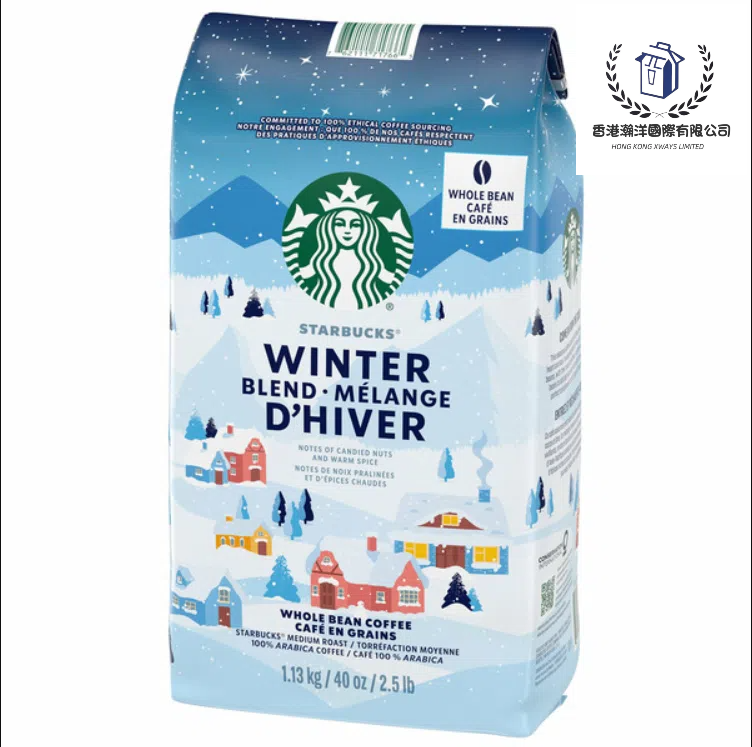 現貨 加拿大 Starbucks Winter Blend Wholebean Coffee 冬季限定咖啡豆 1.13kg[平行進口]