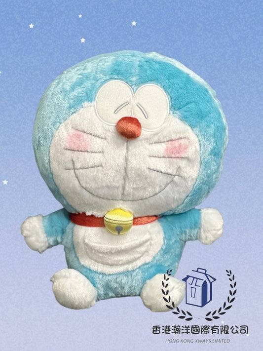 Doraemon 多啦A夢 叮噹 柔和色 30CM毛公仔 合眼款