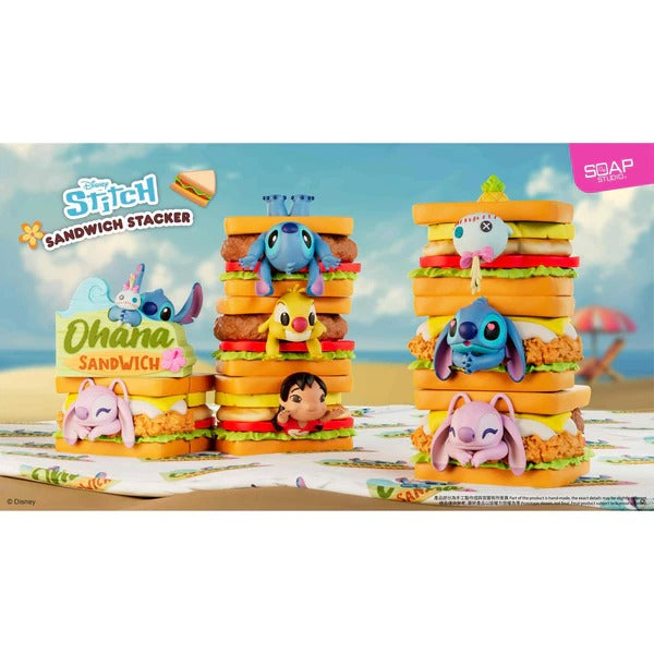 【預訂】迪士尼史迪仔款疊疊樂三明治盲盒 Disney Stitch Sandwich Stacker Blind box  (BOX OF 6) [行貨]