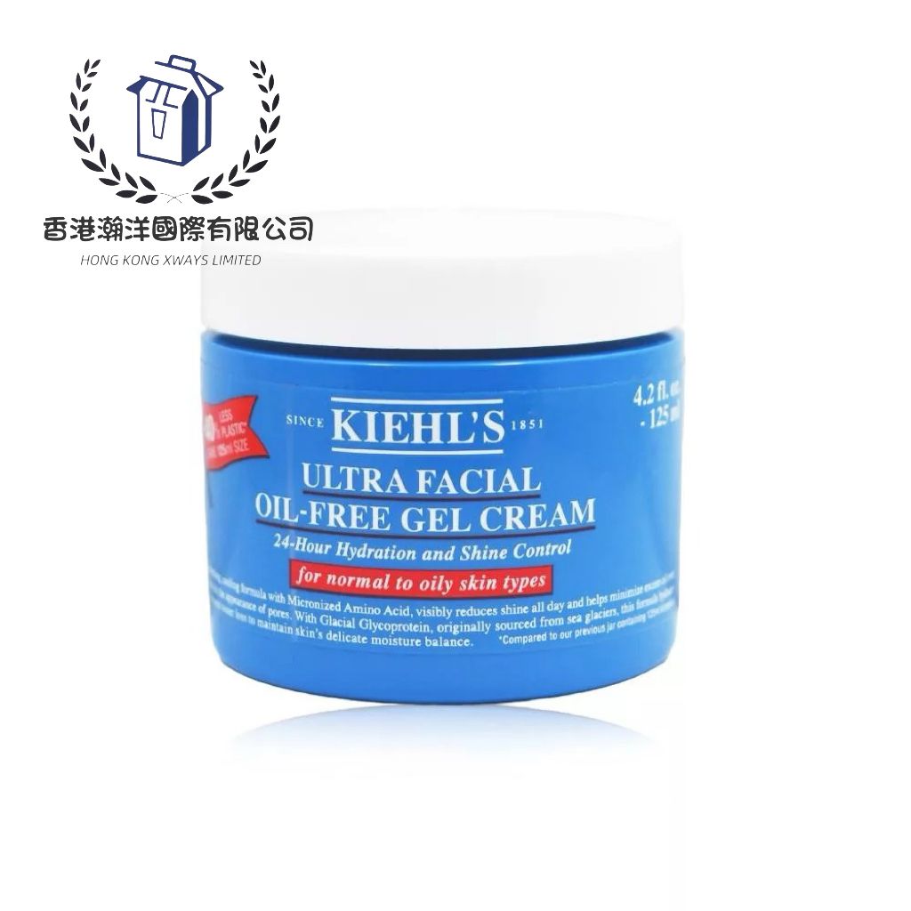 Kiehl's ultra facial oil-free gel cream 特效清爽保濕啫喱面霜 125ml -環保減塑版 [香港專櫃]