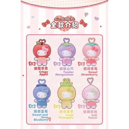[預訂] TOP TOY - Hello Kitty 果香樂園系列毛絨掛飾盲盒 (原盒6款) 截單日期: 2-OCT-2025