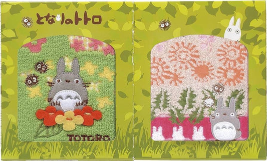 日本直送 宮崎駿 龍貓 禮盒裝小毛巾2條 Ghibli My Neighbor Totoro Hanarashi Mini Towel(2pc)