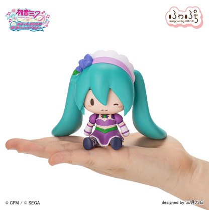 [預訂] SEGA-[Fuwa Petit 景品]《初音未來 x 時尚魔女》初音 閃亮小紫裙 Q版造型