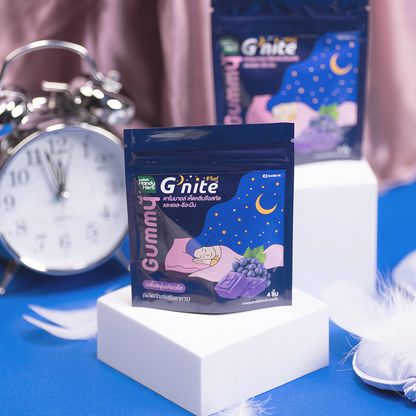 Handy Herb G'nite 軟糖，巨峰葡萄味 [平行進口] 食用有效期：03-2027