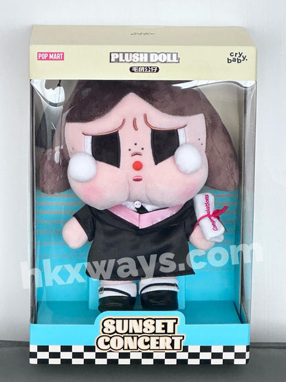 全新現貨 POP MART CRYBABY 落日歌會系列-毛絨公仔 畢業公仔