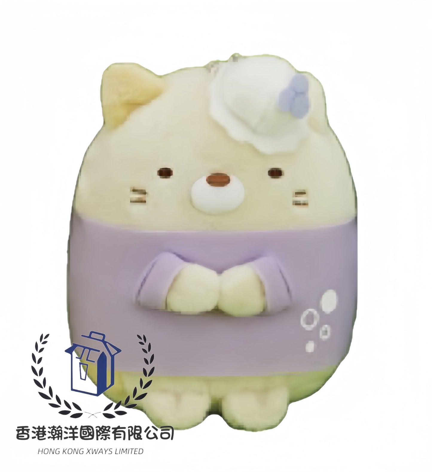 Sumikko Gurashi 角落生物 奶油梳打 豆沙 貓 掛飾公仔