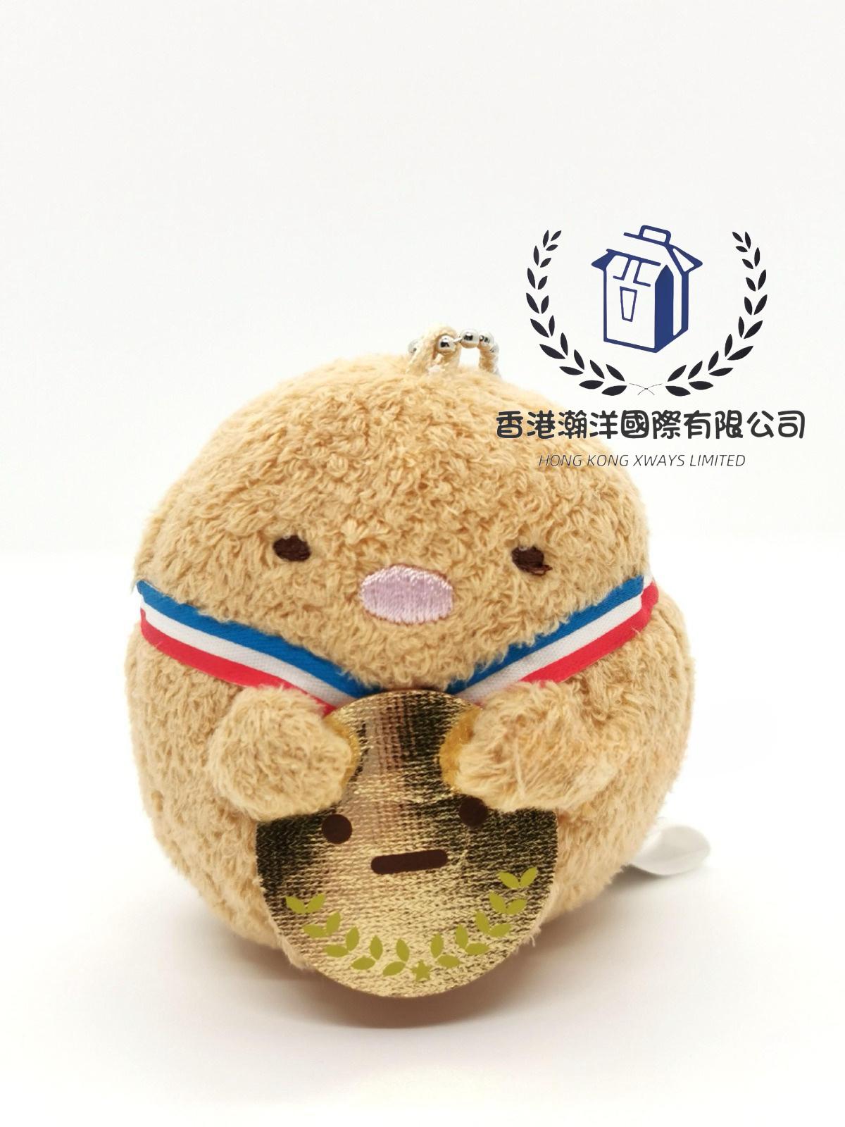 Sumikko gurashi 角落小夥伴 炸豬排 獎牌吉祥物 掛件