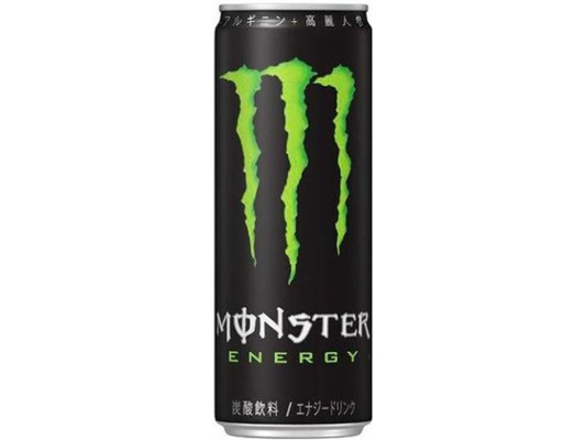 日版 Monster Energy 黑色原味高能量碳酸飲料 355毫升X4罐【平行進口】最佳食用期限：2027年10月