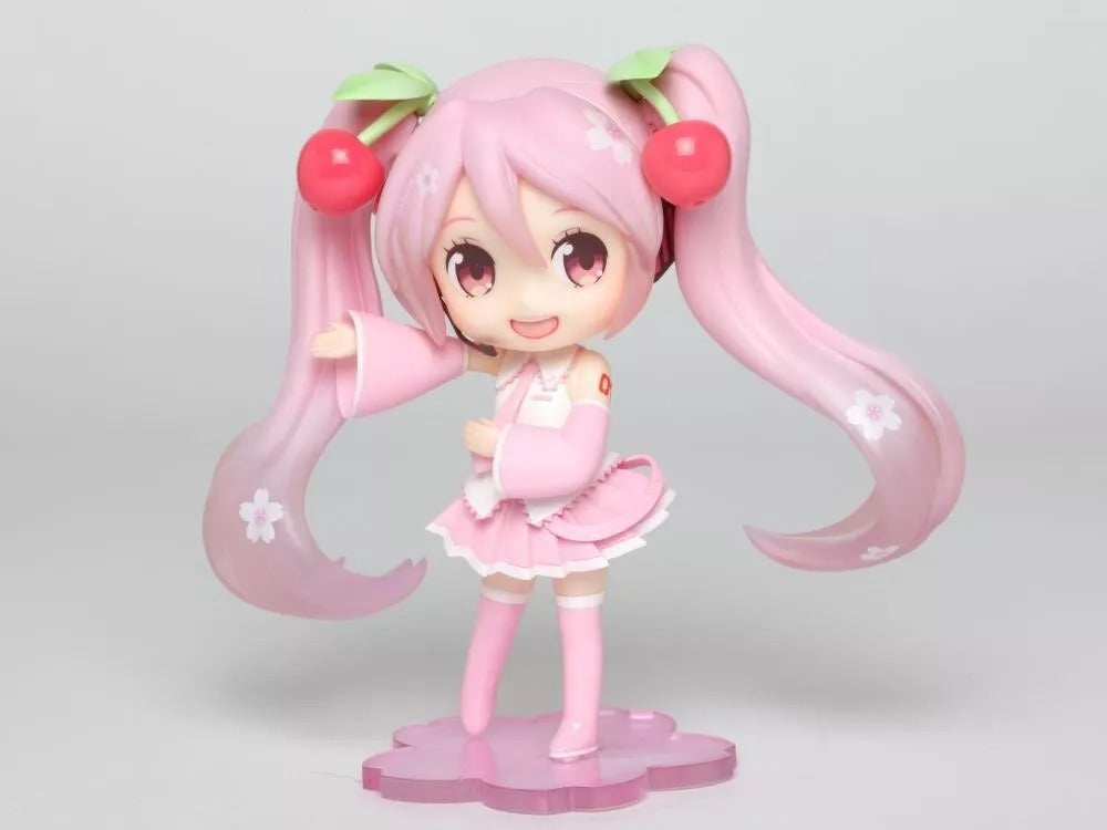 Taito Hatsune Miku Doll Crystal Sakura ver Figure Q版 櫻花初音