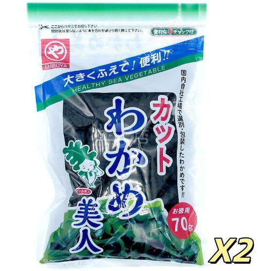 MARUYA 美人海帶 70gX2包【日本原裝平行進口】