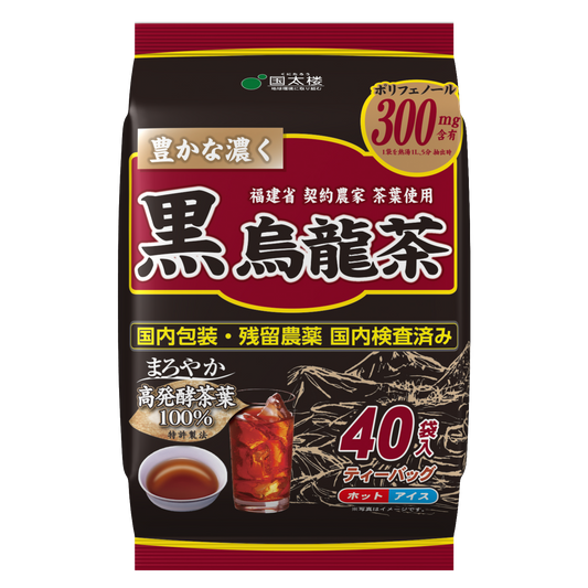 國太樓濃郁香醇黑烏龍茶（三角茶包）5gX40袋入[平行進口]最佳食用期限：2027年12月4日