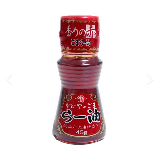 角屋製油 芝麻辣油 45g 【平行進口】