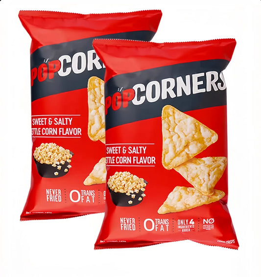 現貨 PopCorners 鹹甜爆谷粟米脆片 2X142g 【平行進口】 EXP FEB-2026
