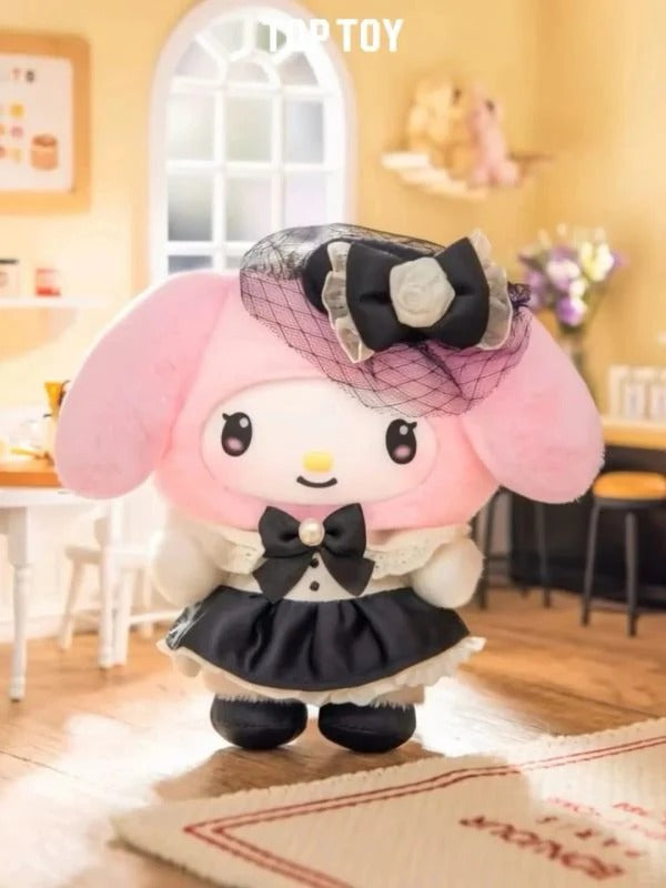 [預訂] TOP TOY - SANRIO Kuromi MELODY 三麗鷗家族姐妹穿搭系列毛絨掛飾盲盒 (原盒6件) - 截單日期: 2-OCT-2025