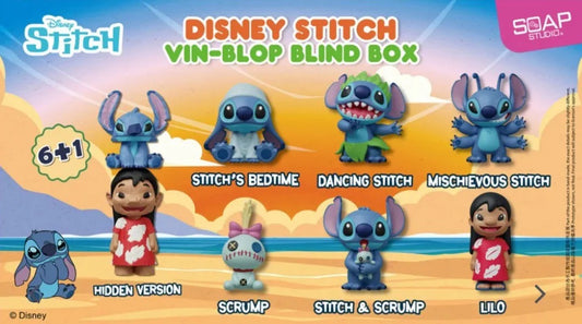 【預訂】SOAP STUDIO - 迪士尼史迪仔Vin-Blop盲盒 (BOX OF 6) [行貨]