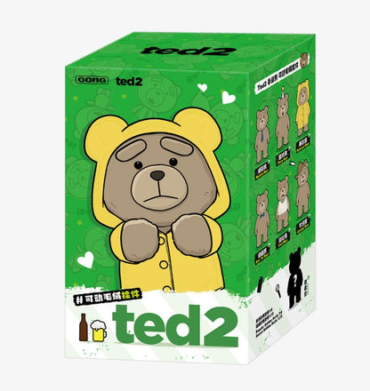 Ted2泰迪熊可動毛絨掛件 領結/領帶款