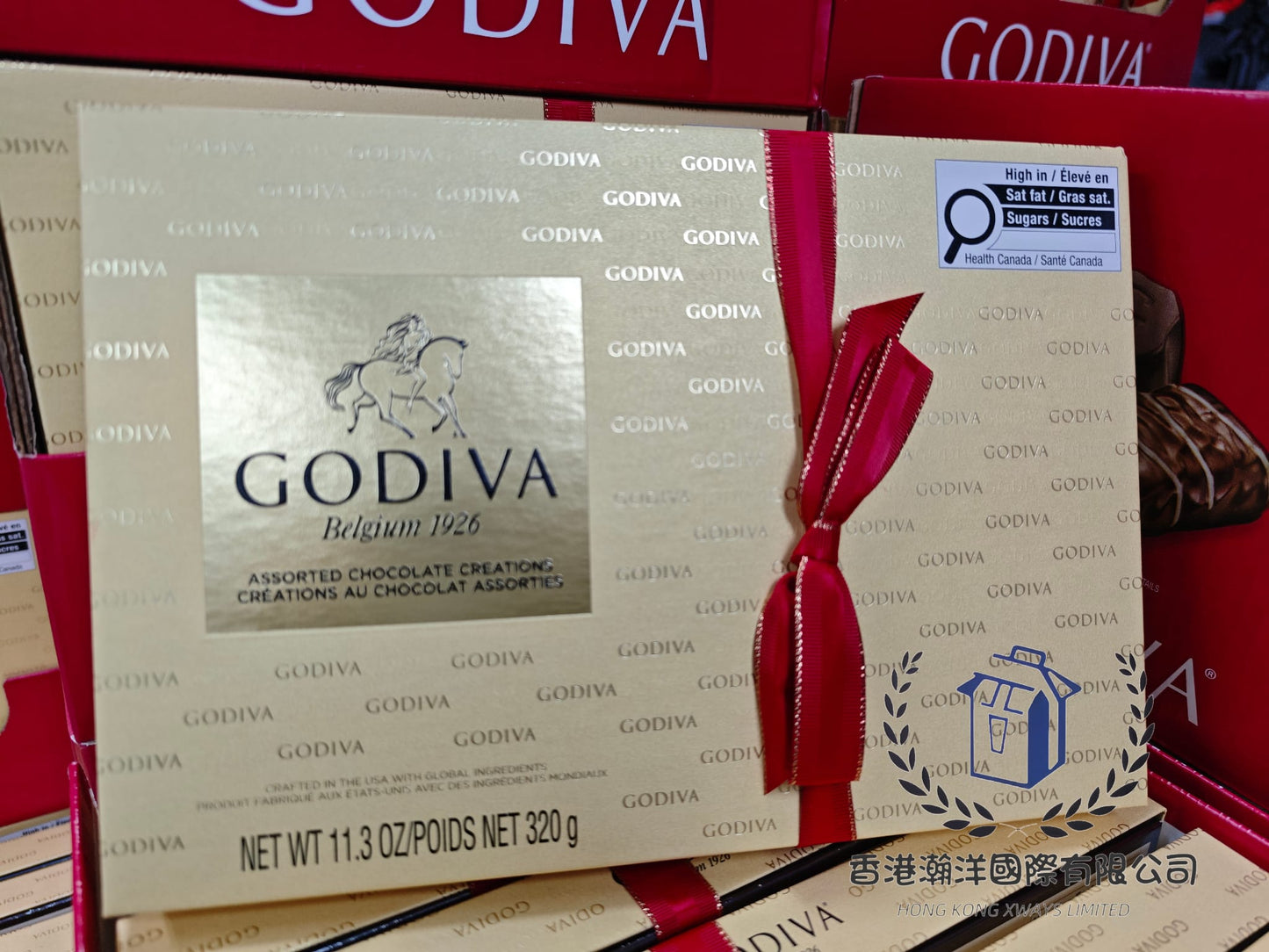 現貨 加拿大直送 Godiva Assorted Chocolate Creations 金裝什錦朱古力禮盒 320g (27粒)